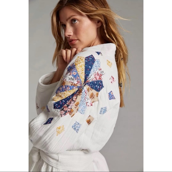 Anthropologie Jackets & Blazers - Anthropologie Quilted Patchwork Jacket
